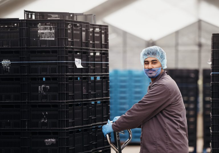 Team Logistiek aan het werk