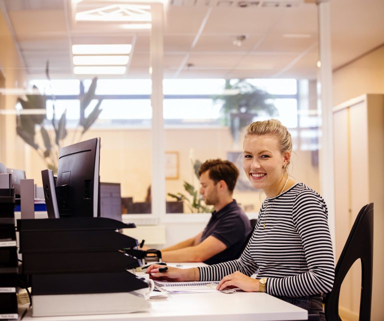 Team Office aan het werk